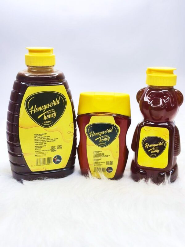 Honey World (100%)Pure Honey (750ml, 220ml, 350ml) - Image 2