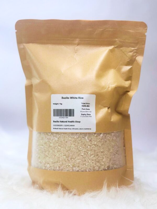 Baziks White Rice (1kg)