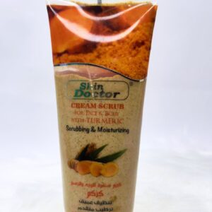 Skin Doctor Cream Scrub with Turmeric Scrubbing and Moisturizing