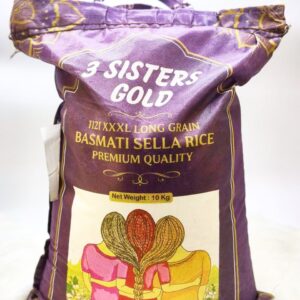 3 Sisters Gold Basmati Sella Rice( 10kg)